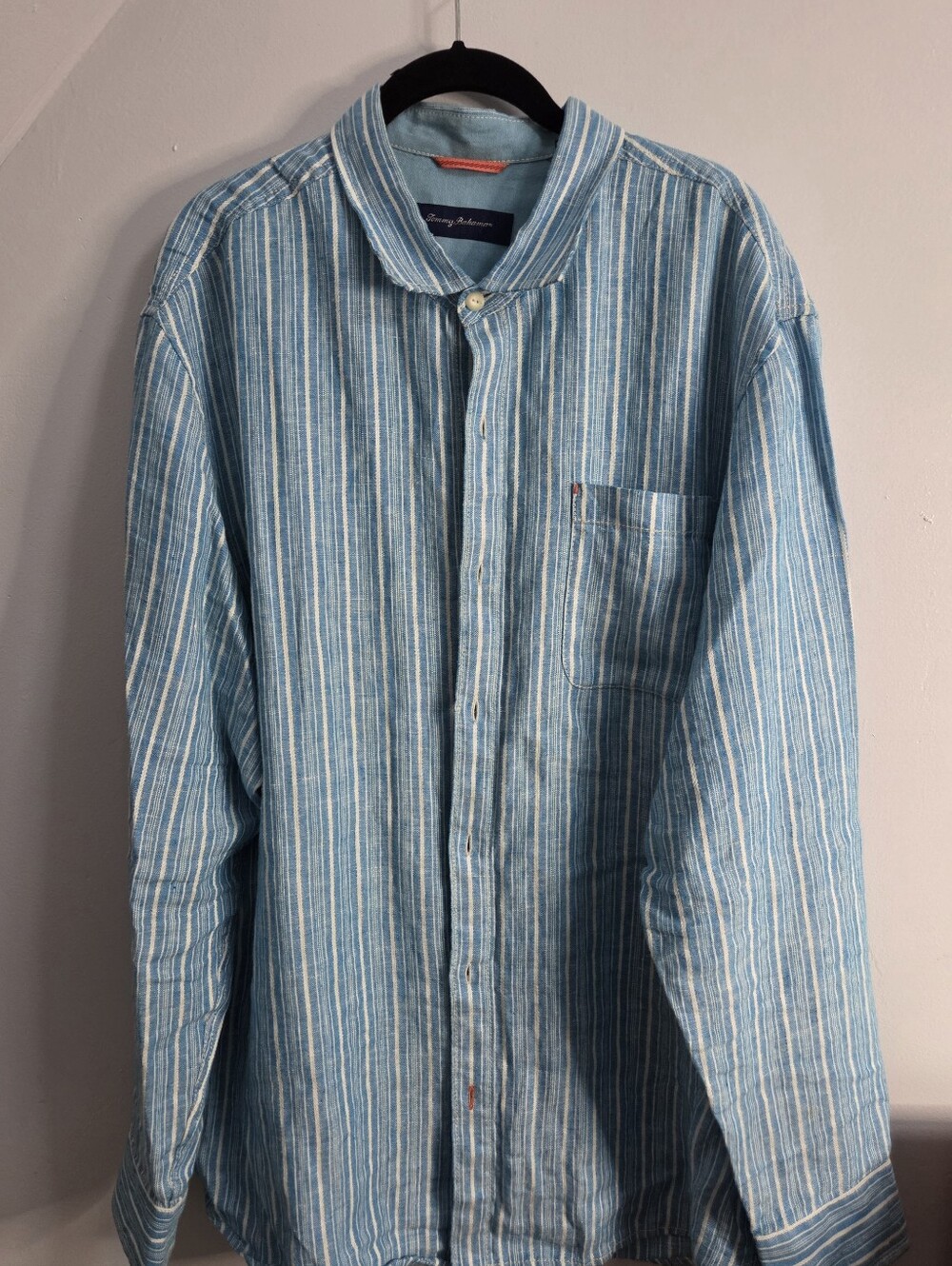 Tommy Bahama Linen Long Sleeved Shirt. Size XL